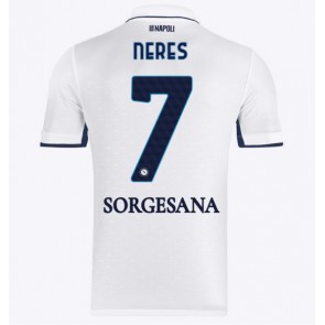 Billiga SSC Napoli David Neres #7 Bortatröja 2024-25 Kortärmad